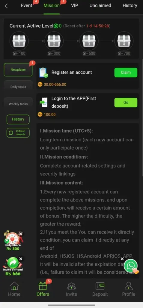 666d new earning app